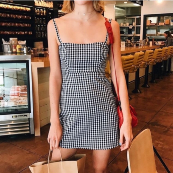 Brandy Melville Gingham mini dress - Picture 3 of 8